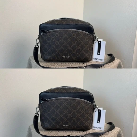 Nine West Brown Crossbody NWT - Picture 2 of 9